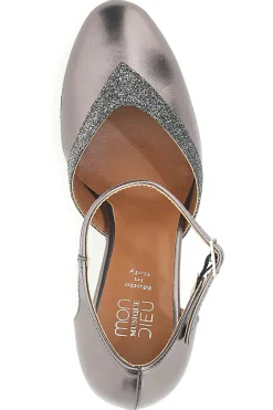 MON DIEU Scarpe da ballo color con cinturino e suola in pelle 111 Sale
