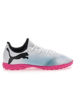 PUMA Scarpe da Calcetto Bianche Future 7 Play TT JR