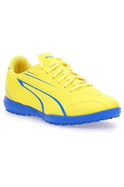 Uomo PUMA Scarpe da Calcetto indoor Gialle e suola blu Vitoria TT