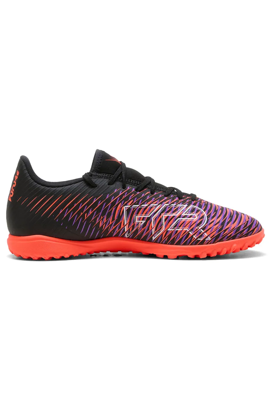 Uomo PUMA Scarpe da Calcetto Indoor Nere Rosse e Viola FUTURE 8 PLAY TT