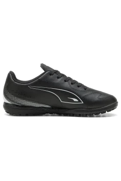PUMA Scarpe da calcetto nere con suola turf Vitoria II TT Jr