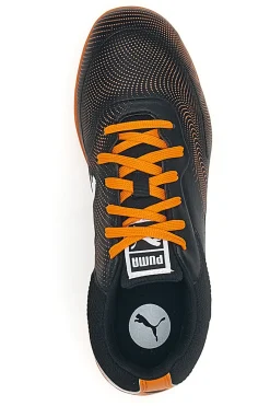Uomo PUMA Scarpe da Calcetto Nere e Arancio Truco III TT