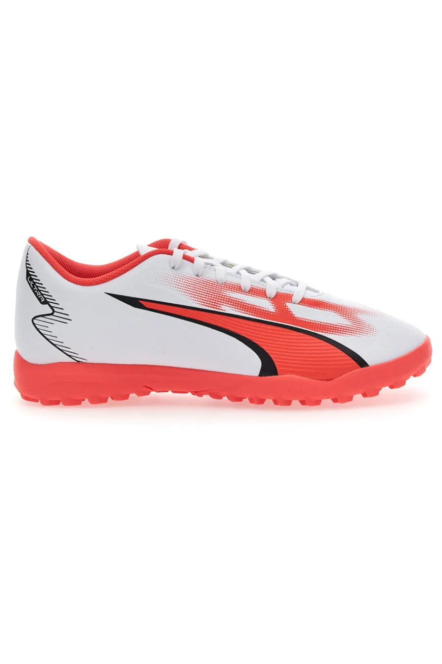 Uomo PUMA Scarpe da Calcetto Ultra Play TT Bianche e Arancioni