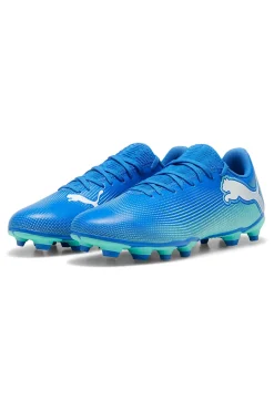 Uomo PUMA Scarpe da Calcio Blu Per terreni Solidi e Artificiali Future 7 Play FG/AG