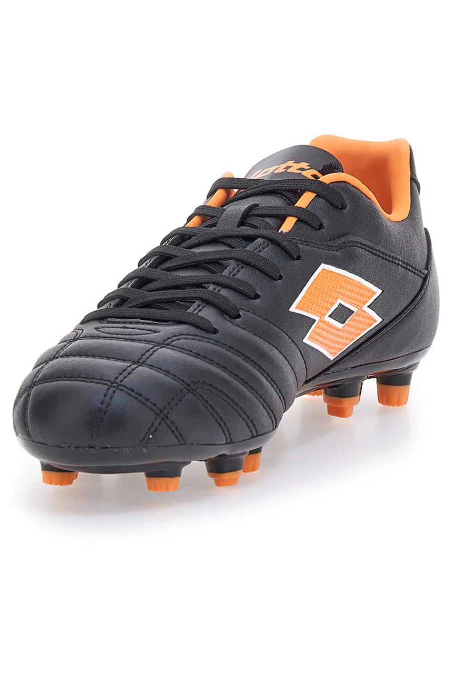 LOTTO Scarpe da calcio nere con dettagli arancioni 2195 DKY