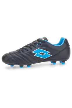 Uomo LOTTO Scarpe da Calcio Nere con dettagli Blu STADIO 705 FG