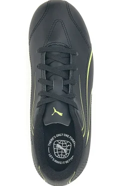 PUMA Scarpe da Calcio Nere Con Fregio Laterale Vitoria Fg/Ag Jr