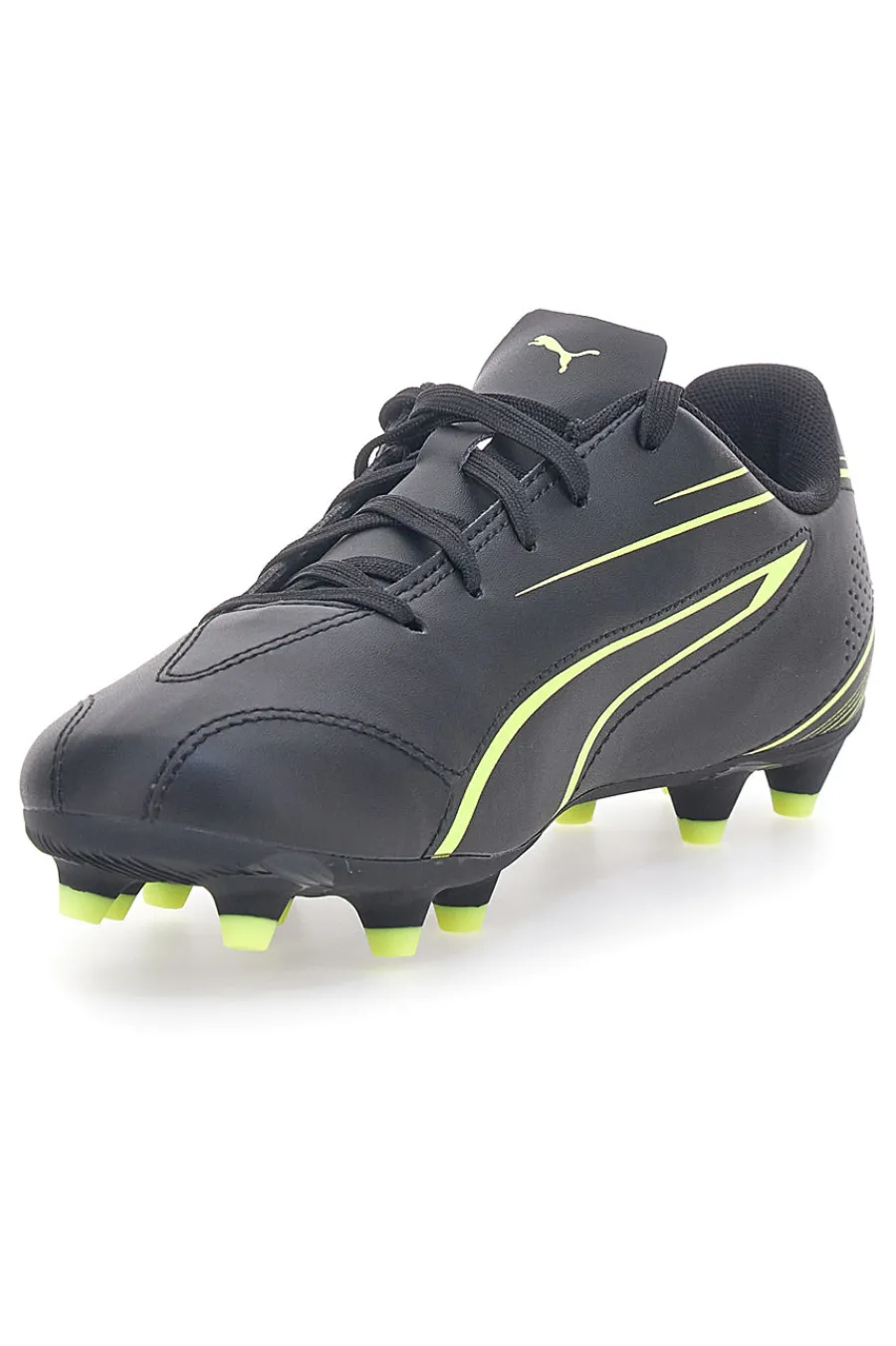 Uomo PUMA Scarpe da Calcio Nere da Ragazzi Vitoria FG/AG Jr