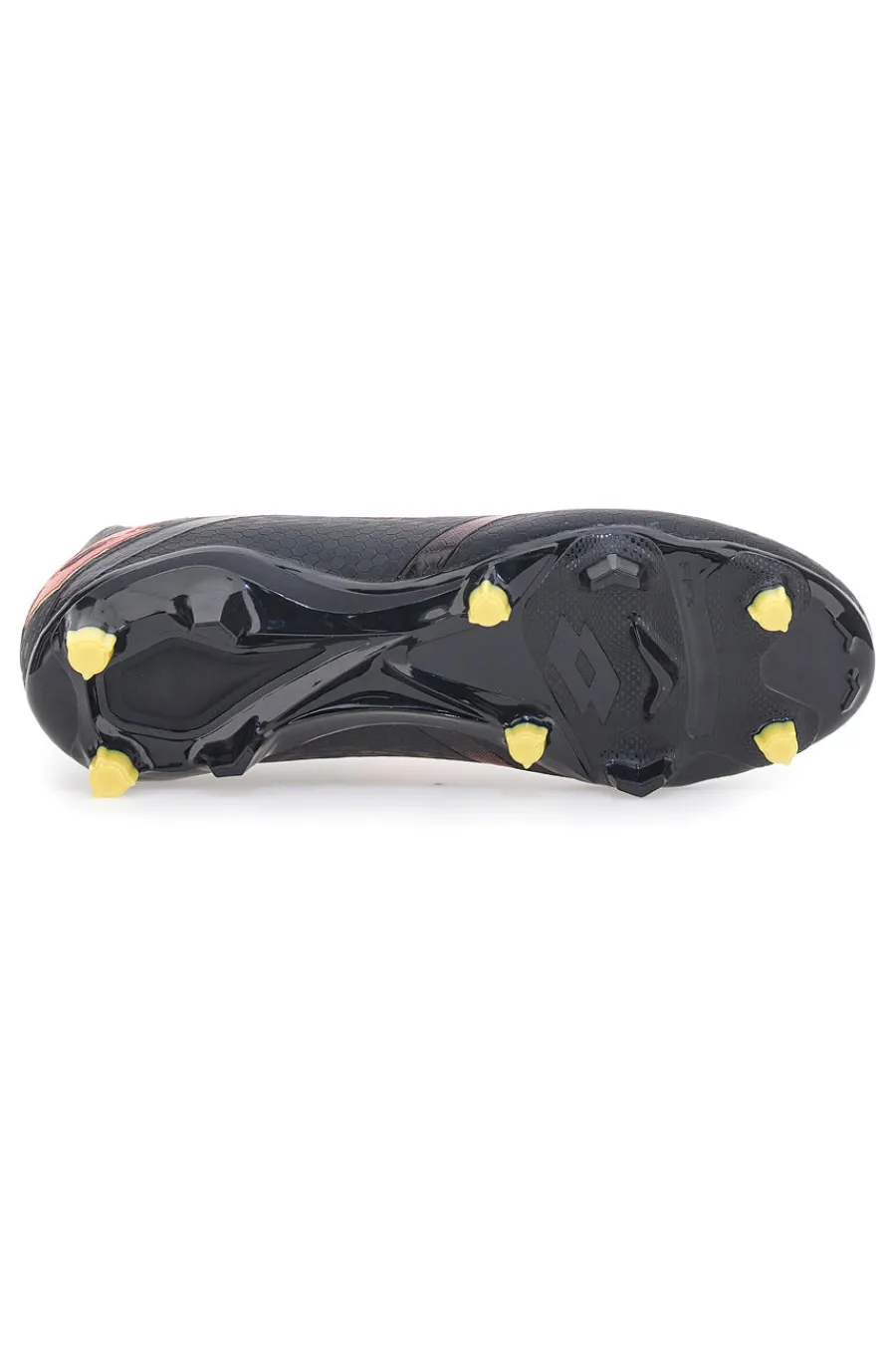 Uomo LOTTO Scarpe da Calcio Nere e Rosse Maestro 700 V FG