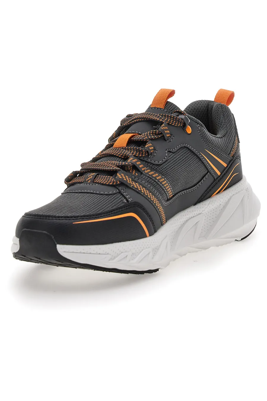 Uomo CHAMPION Scarpe da fitness Grigie e Arancio Warrior Low Cut Shoe