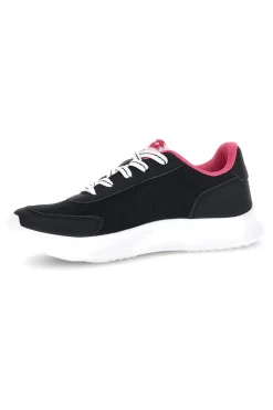 LOTTO Scarpe da fitness nere con inserti fucsia Run 90 Amf Jr