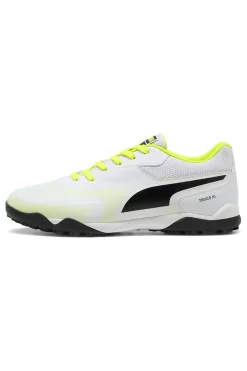 Uomo PUMA Scarpe da Futsal Bianche e Giallo Fluo TRUCO III TT