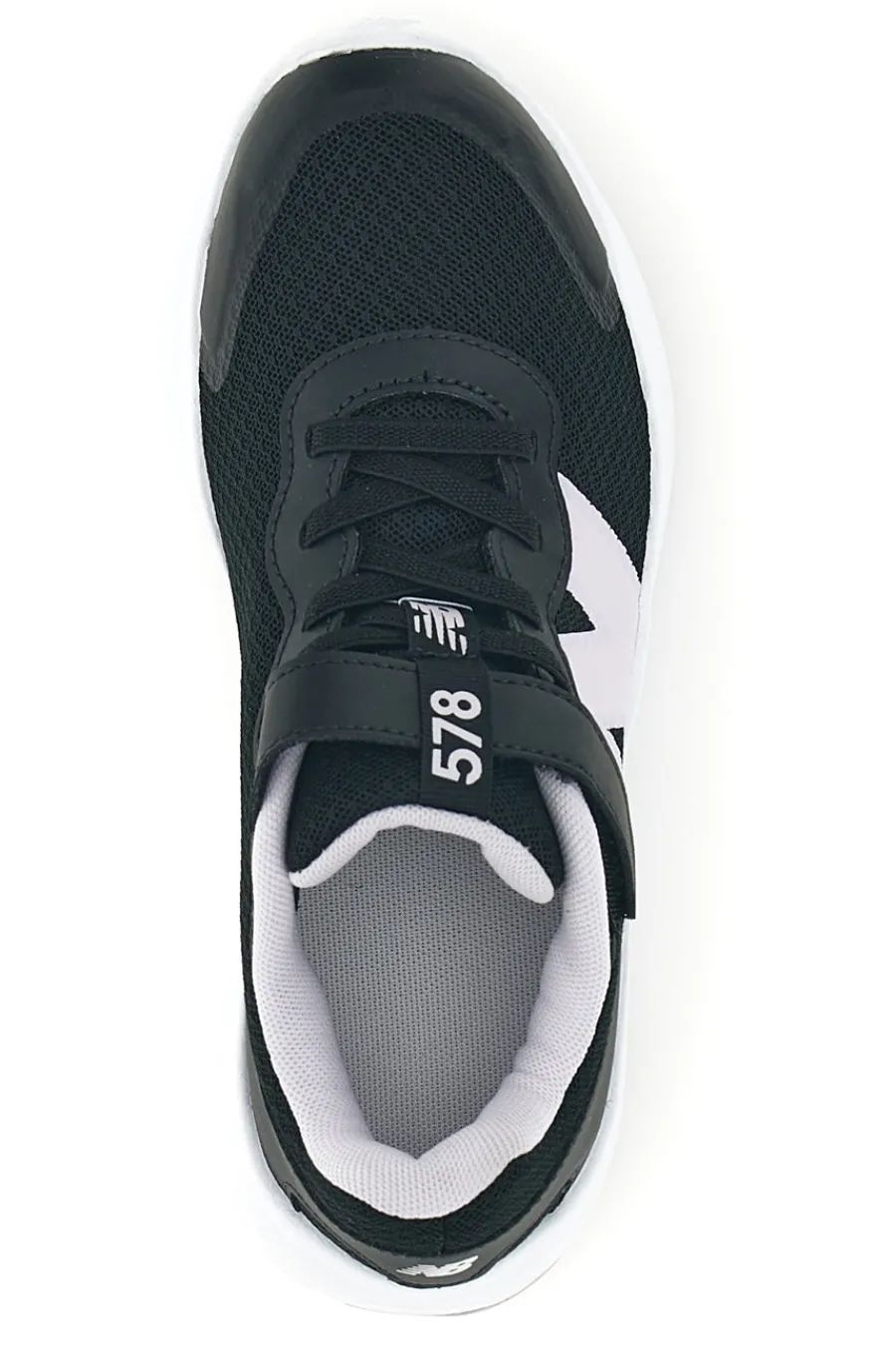 NEW BALANCE Scarpe da ginnastica nere con inserti lilla e soletta estraibile 578