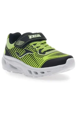 JOMA Scarpe da Ginnastica Nere e Lime Con Luci Aquiles Jr 2411