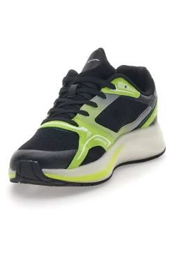 Uomo CHAMPION Scarpe da Ginnastica Nere e Lime Vibe