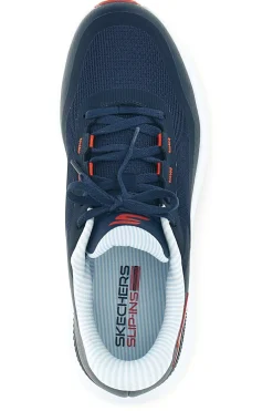 Uomo SKECHERS Scarpe da golf blu slip-ins traspirante e leggera Go Golf Flight