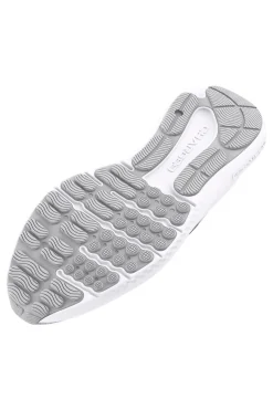 UNDER ARMOUR Scarpe da running bianco e grigio chiaro con mesh traspirante e Charged Cushioning Charged Surge 4