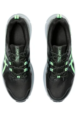 Uomo ASICS Scarpe da Running Nere e Verdi Trail Scout 3