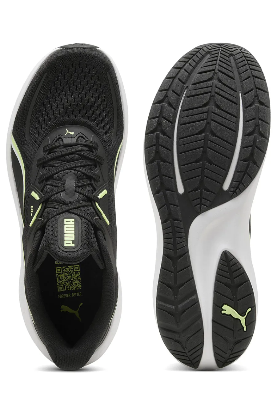 Uomo PUMA Scarpe da running nere leggere con suola ammortizzata Skyrocket Lite 2