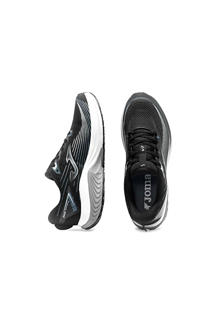 Uomo JOMA Scarpe da running nere traspiranti ammortizzate RVICTS2631