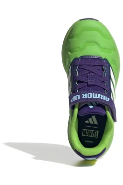 ADIDAS Scarpe da running verdi Iron Hulk con suola Cloudfoam Runfalcon 5 EL C