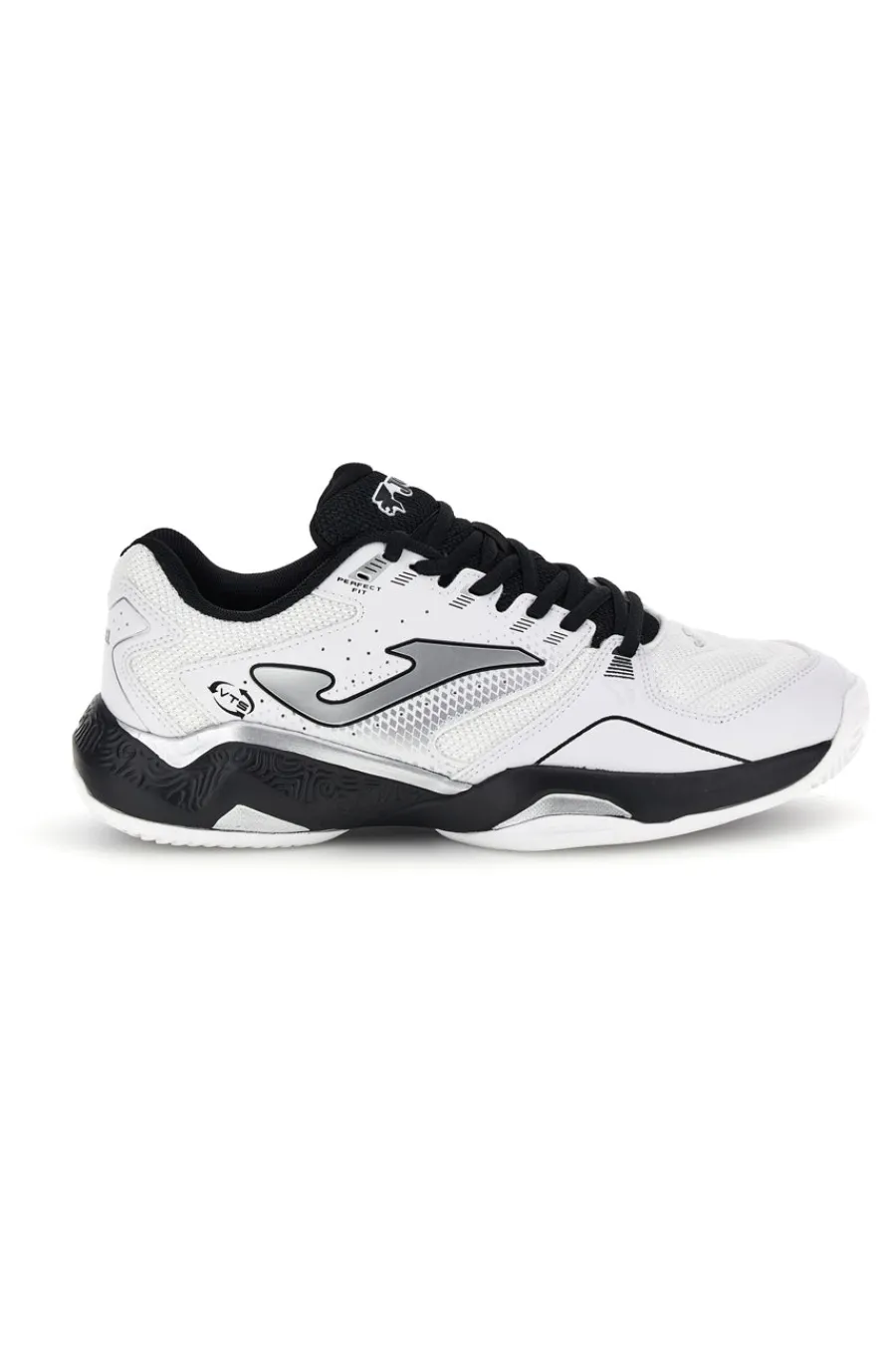 Uomo JOMA Scarpe da tennis bianco con inserti neri traspiranti Master 1000 2632