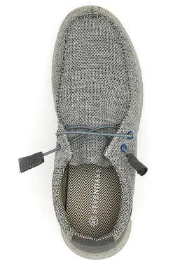 Uomo SEVENOAKS Scarpe da uomo casual grigio in tessuto PK1118G
