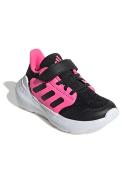 ADIDAS Scarpe ginnastica nere e fucsia con chiusura a strappo Tensaur Run 3.0 EL C