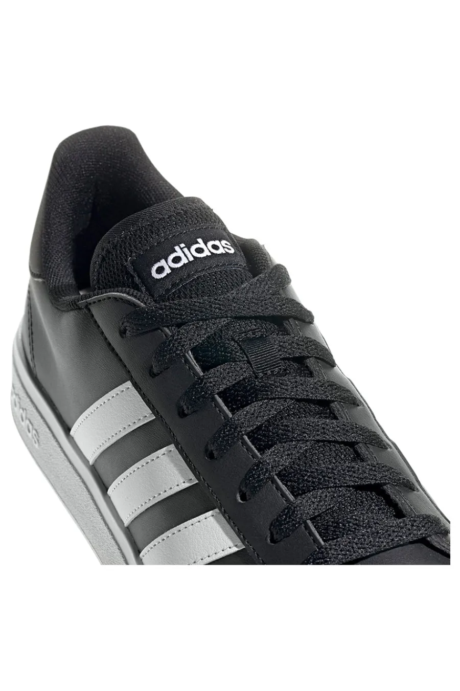 Uomo ADIDAS Scarpe nere con strisce bianche Grand Court Base 2
