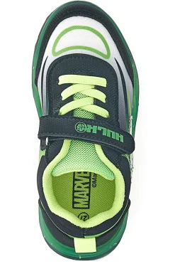 AVENGERS Scarpe nere e verdi con luci e strappo M R1010212T