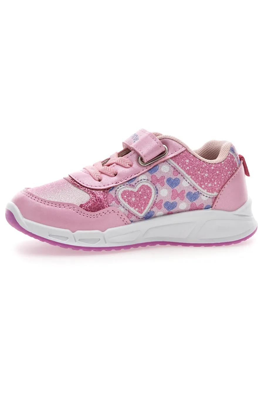 MINNIE Scarpe rosa con luci e strappo D10762T10