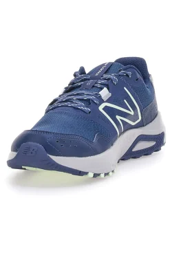 Uomo NEW BALANCE Scarpe running blu in mesh con suola trail MT410CN8