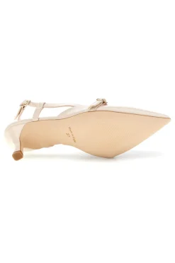 PITTARELLO GLAM Scarpe slingback a punta con cinturini 90 PANNA Best