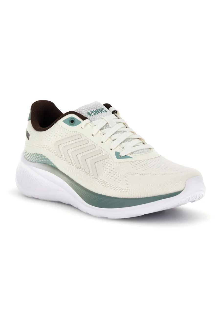 Uomo K-SWISS Scarpe sportive bianche leggere in mesh Selby