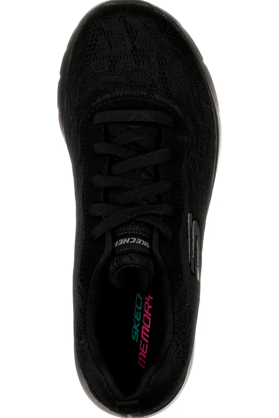 SKECHERS Scarpe sportive nere con mesh floreale e Memory Foam Dynamight 2.0 Homespun Outlet