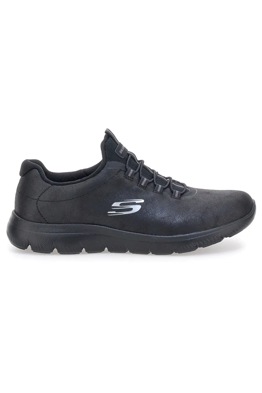 SKECHERS Scarpe sportive nere slip-on leggere Summits Itz Bazik Sale