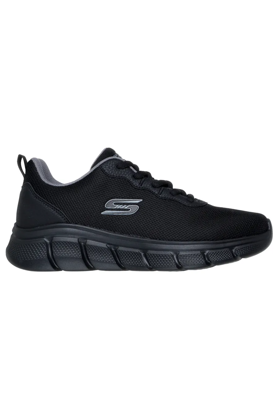 Uomo SKECHERS Scarpe sportive nere traspiranti con suola flessibile Bobs B Flex Icy Edge