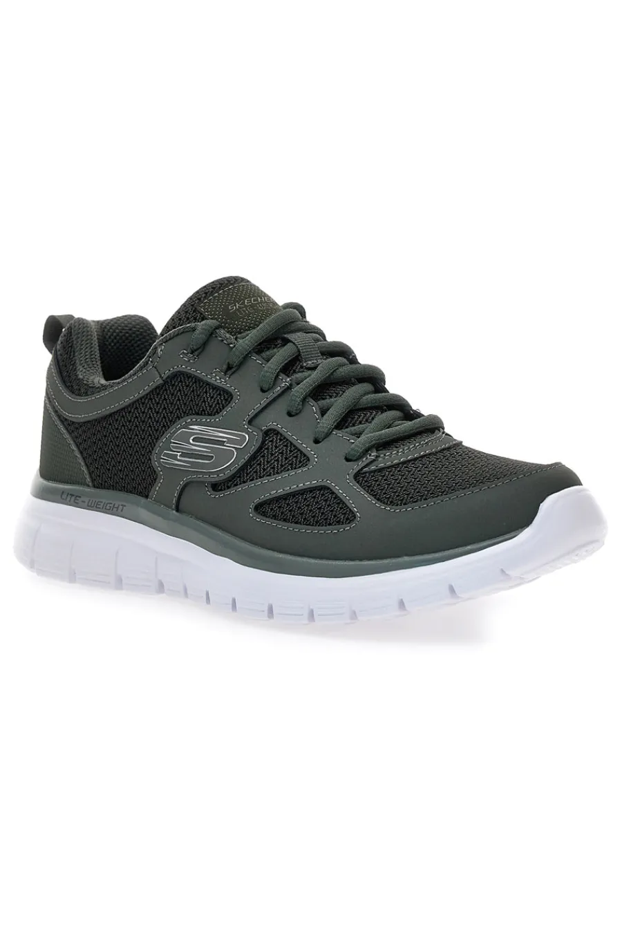 Uomo SKECHERS Scarpe sportive verde scuro leggere con Memory Foam Burns - Agoura