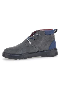 Uomo MARINA MILITARE Scarpe Stringate Alte Grigie 982