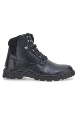 Uomo JOHES LAND Scarpe Stringate Alte Nere 2302