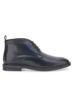 Uomo MAX DILLAN Scarpe Stringate Alte Nere 007