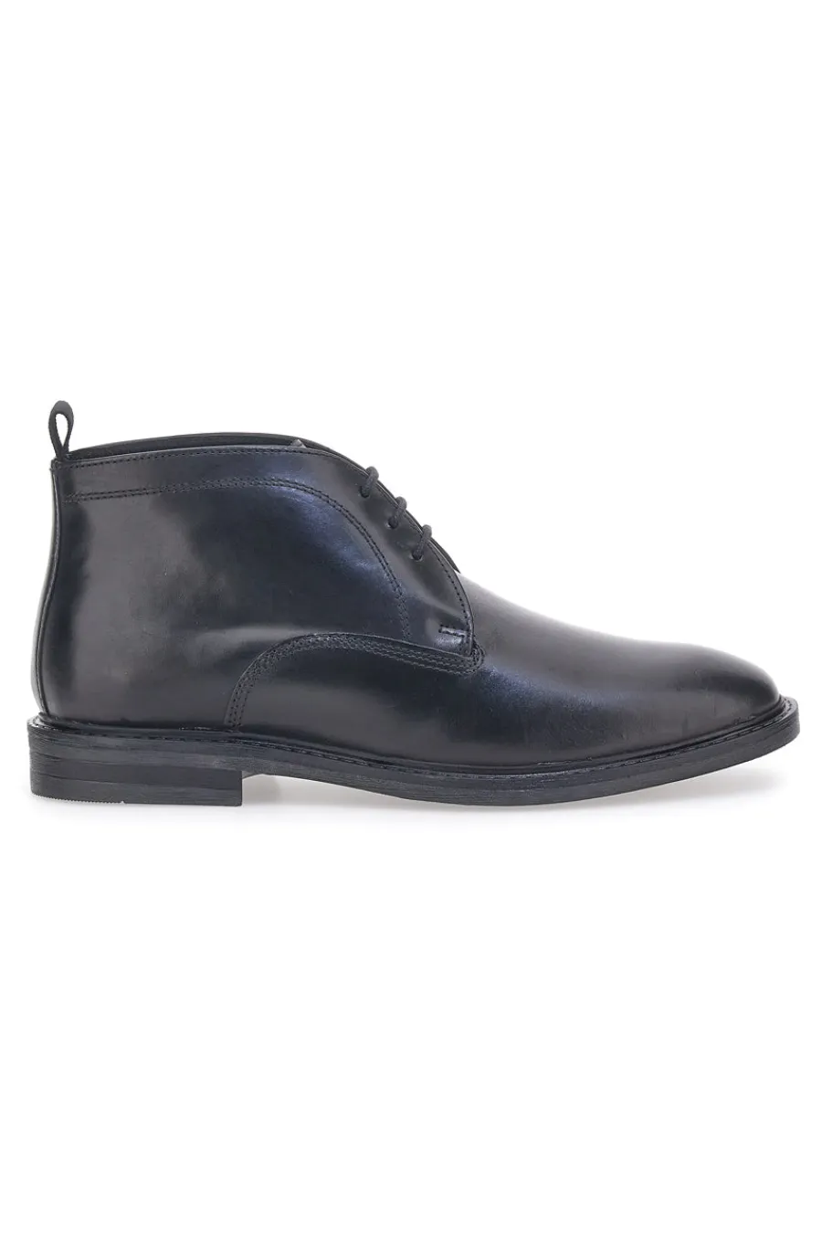 Uomo MAX DILLAN Scarpe Stringate Alte Nere 007