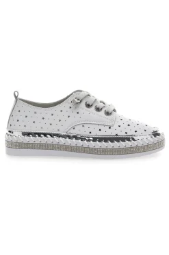 CAFÈ COST Scarpe Stringate Bianche con Strass Cafè Cost 23011