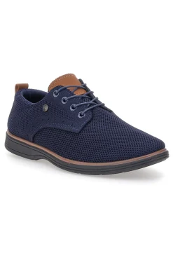 Uomo JOHES LAND Scarpe Stringate Blu 1205