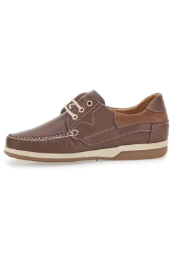 Uomo LONGFORD Scarpe Stringate Marroni In Vera Pelle 30