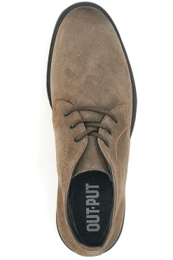 Uomo OUT PUT Scarpe Stringate Marroni Output 73053