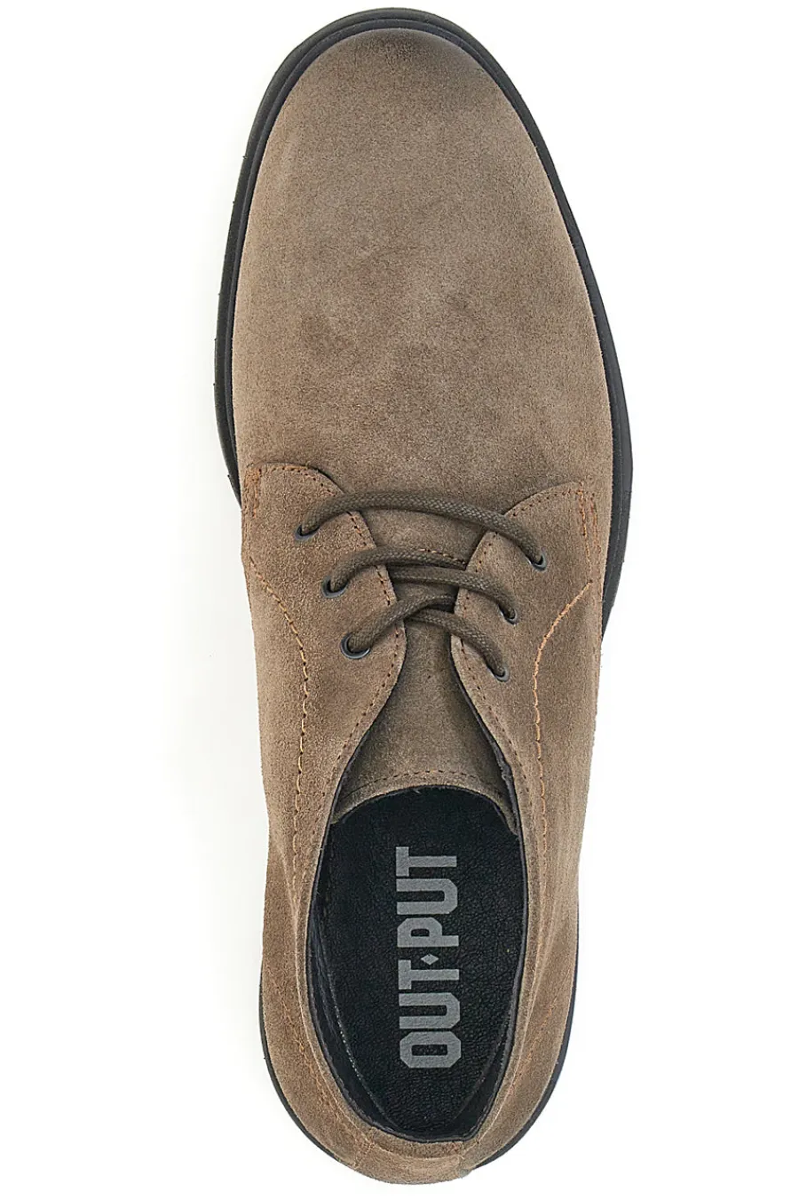 Uomo OUT PUT Scarpe Stringate Marroni Output 73053