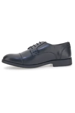 Uomo MAX DILLAN Scarpe Stringate Nere Con Suola In Gomma 205