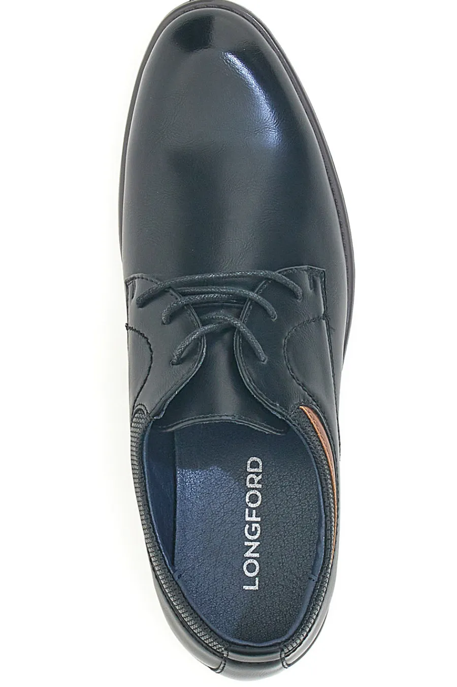 Uomo LONGFORD Scarpe stringate nere eleganti 6Y97674