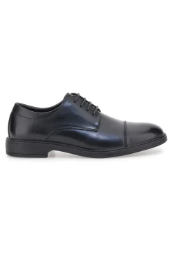 Uomo FERRE' Scarpe stringate nere eleganti in vera pelle Ferré FU210C215